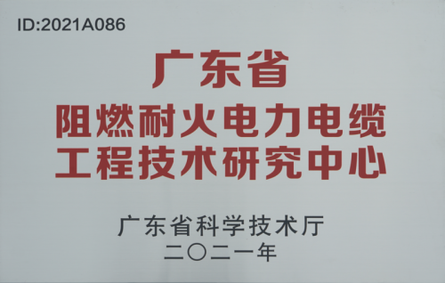廣東省阻燃耐火電力電纜工程技術(shù)研究中心